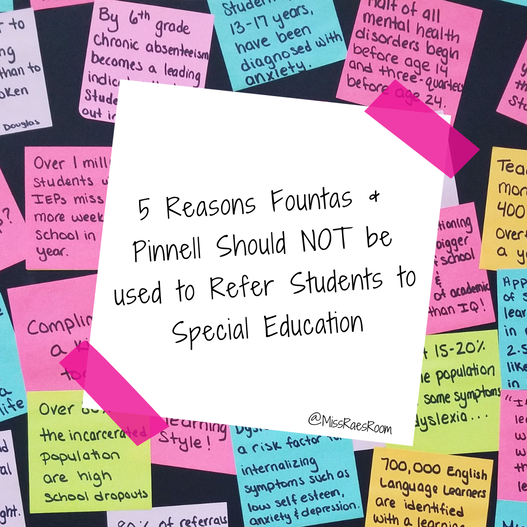 fountas and pinnell instructional level expectations